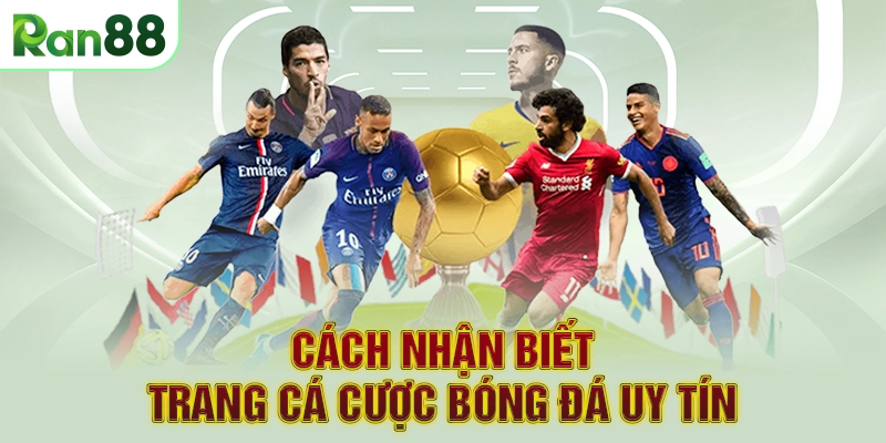 Cách nhận biết trang cá cược bóng đá uy tín